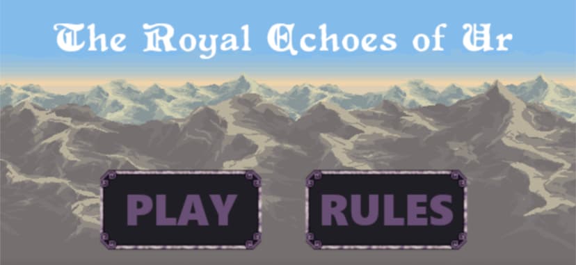 The Royal Echoes of Ur - A Greenfoot Project image
